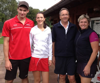 1. Platz Verena und Manuel 2. Platz Alfons und Rita